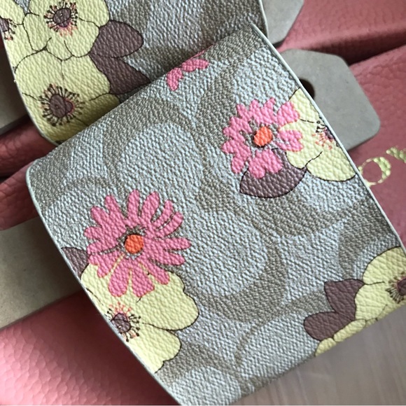 🌸 Coach Uli Sport Slide In Signature Canvas With Floral Print - Picture 6 of 10